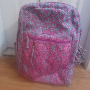 Vera Bradley Backpack w/laptop  Compartment 16x12 EUC IMMACULATE INSIDE